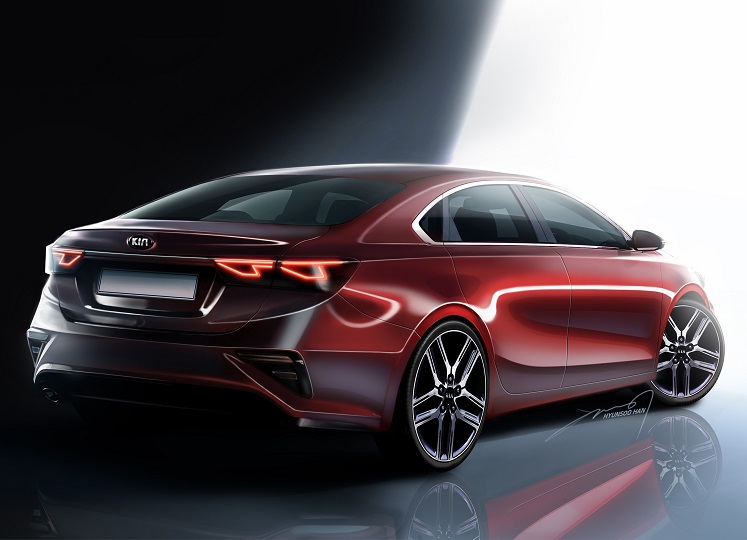 Kia releases renderings of the third-generation Forte sedan