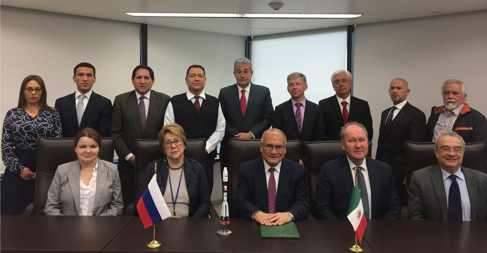 Mexico and Russia will collaborate in spatial projects
