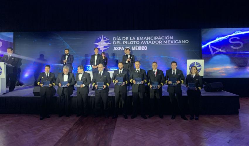 ASPA recognizes Mexican pilots for their work