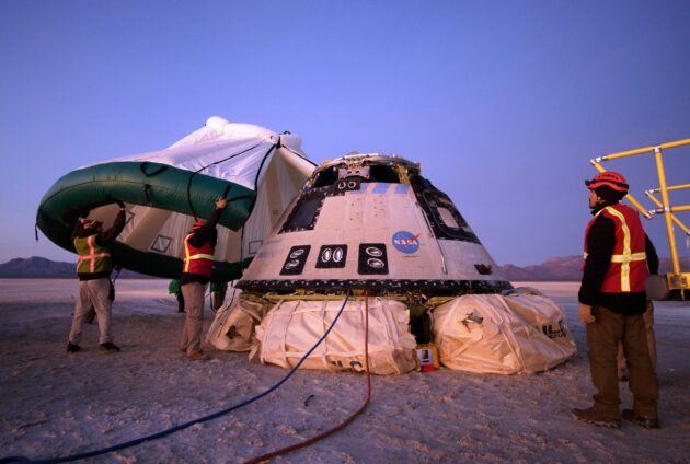 Boeing Lands Crew Capsule in NM