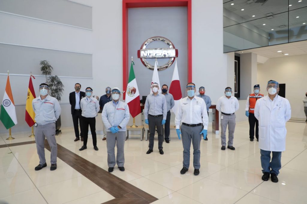 Nissan Mexicana resumes operations in Aguascalientes