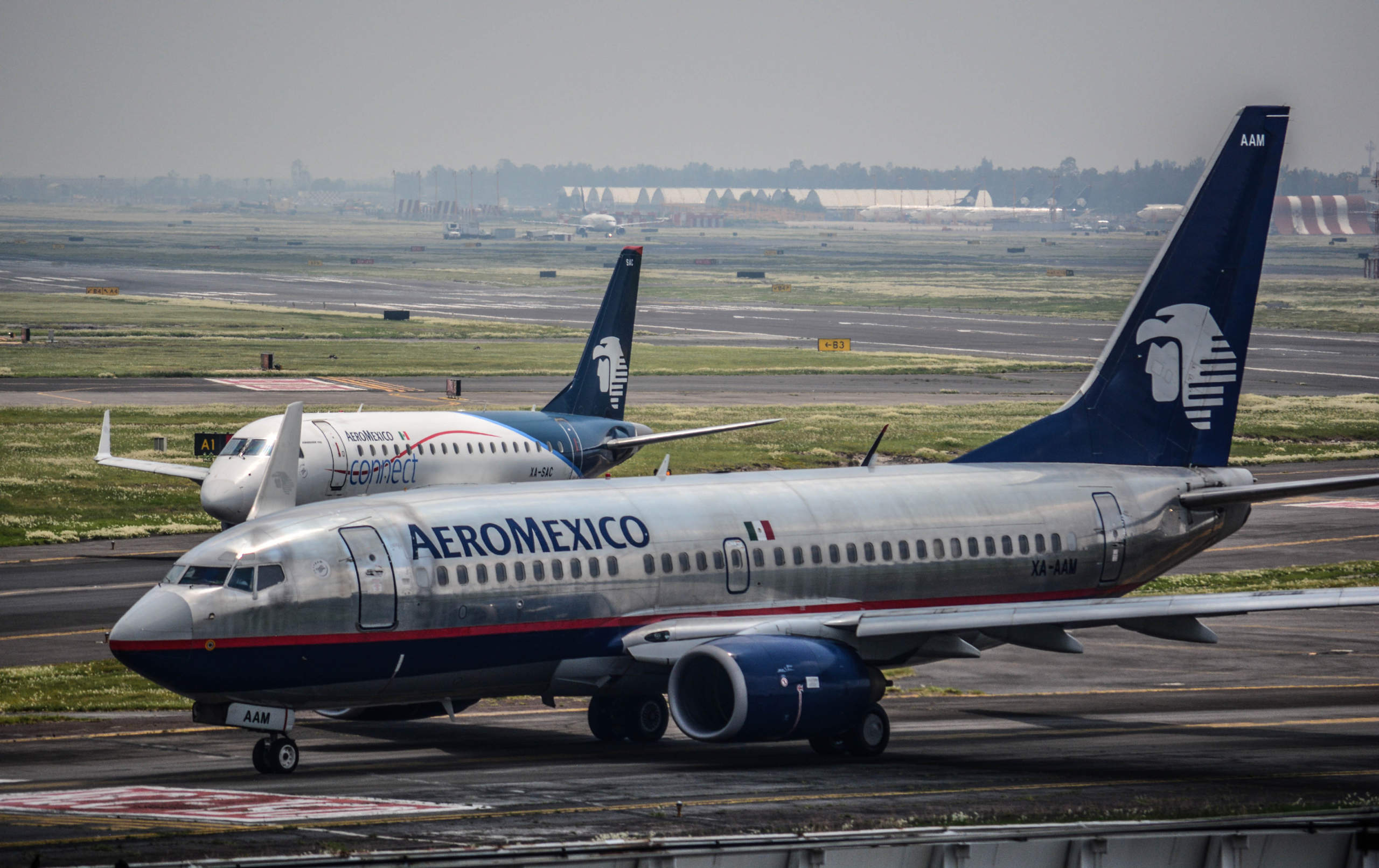 Aeromexico’s passenger numbers fell 91.1% in April