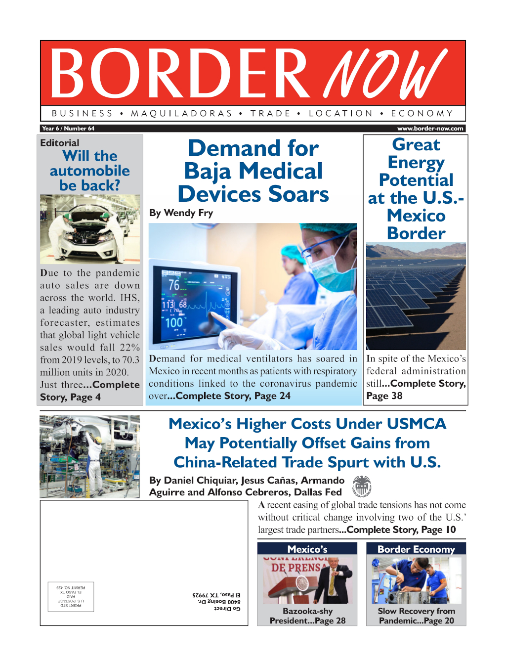 BORDERNOW June 2020 - MEXICONOW