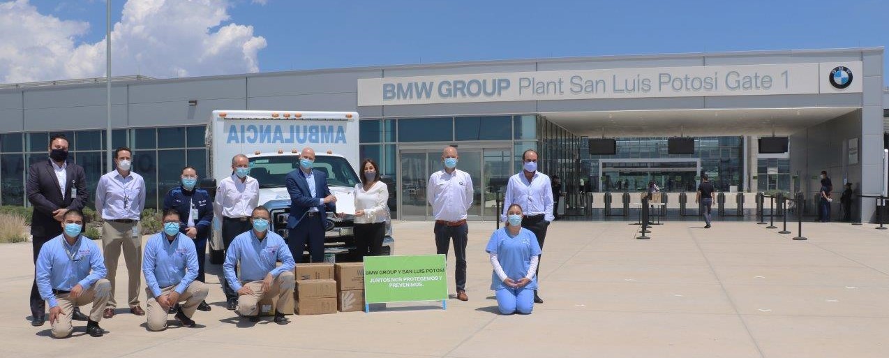 BMW resumes operations in Mexico and supports medical personnel in SLP
