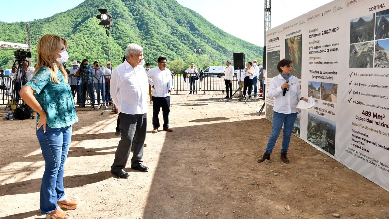 Los Pilares dam is inaugurated in Sonora