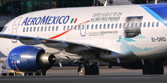 Aeromexico’s international traffic is still depressed