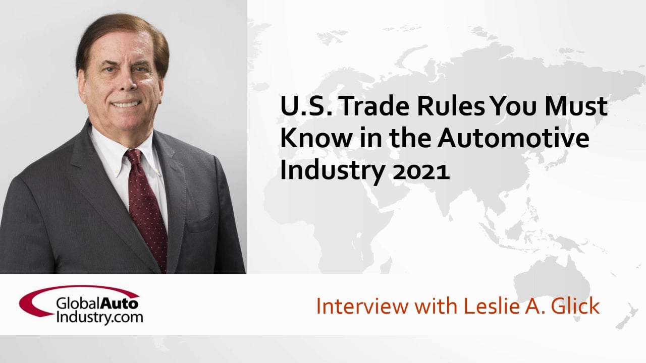 U.S. Trade Rules You Must Know in the Automotive Industry in 2021