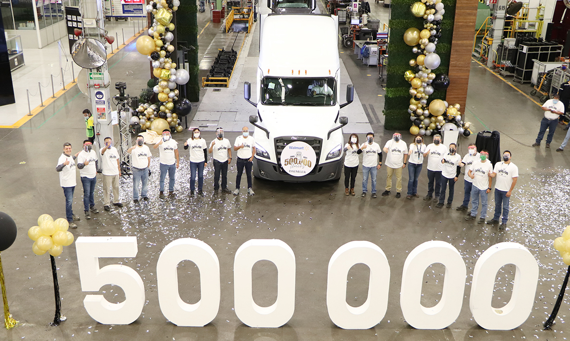 Daimler Trucks celebrates half a million units produced in Mexico