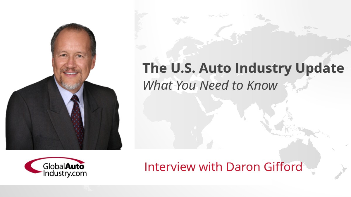 The U.S. Automotive Industry Update: What You Need to Know