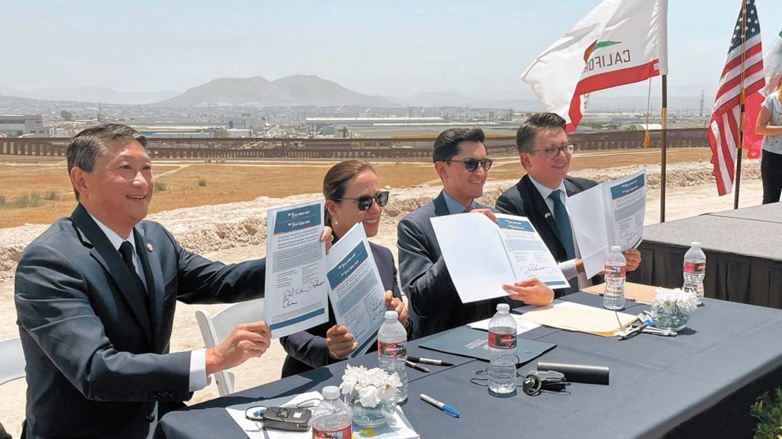 Mexico and California sign agreement for macro border infrastructure project