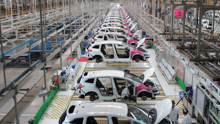 Automotive production in Mexico increases by almost 1000% in May