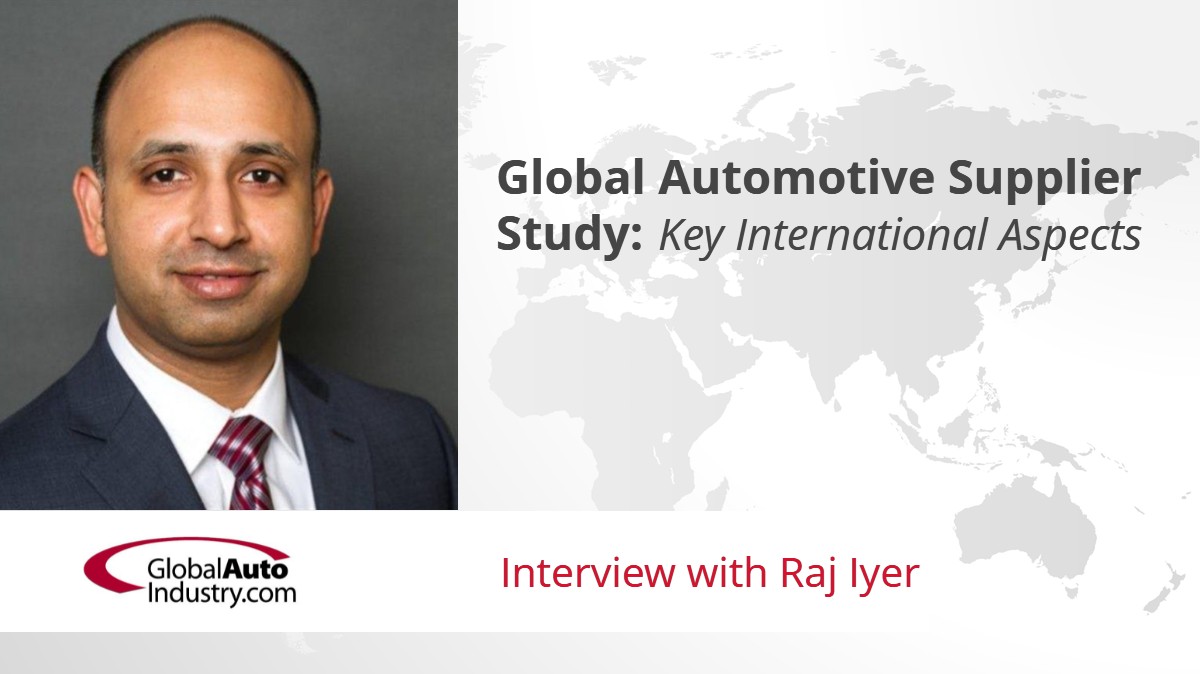 Global Automotive Supplier Study: Key International Aspects