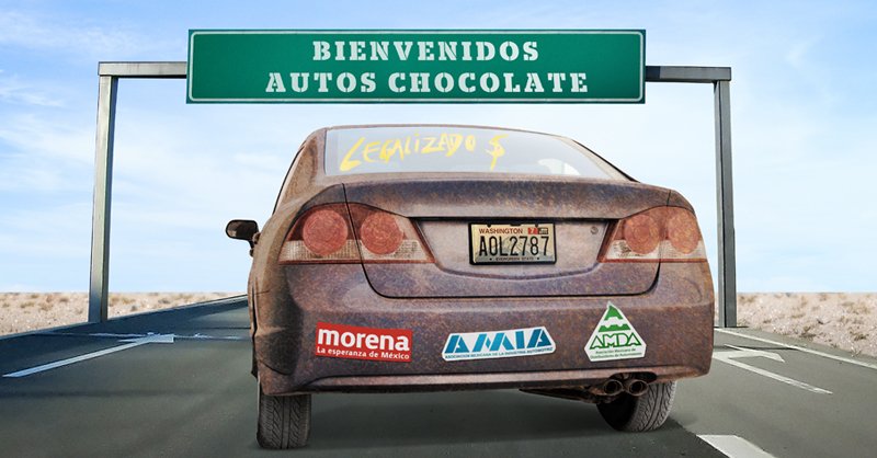 AMLO to sign agreement to regularize “chocolate cars”