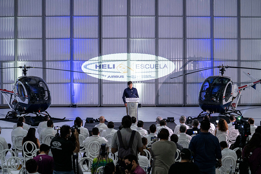Airbus inaugurates helicopter pilot school in Yucatan