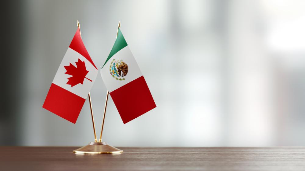 Canada and Mexico tie as U.S. trading partners