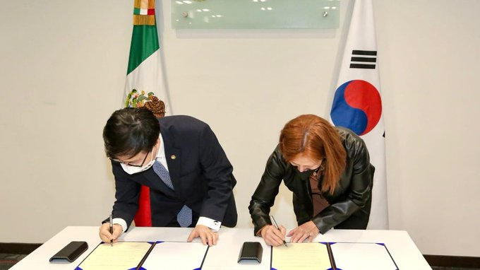 Mexico and South Korea seek free trade agreement