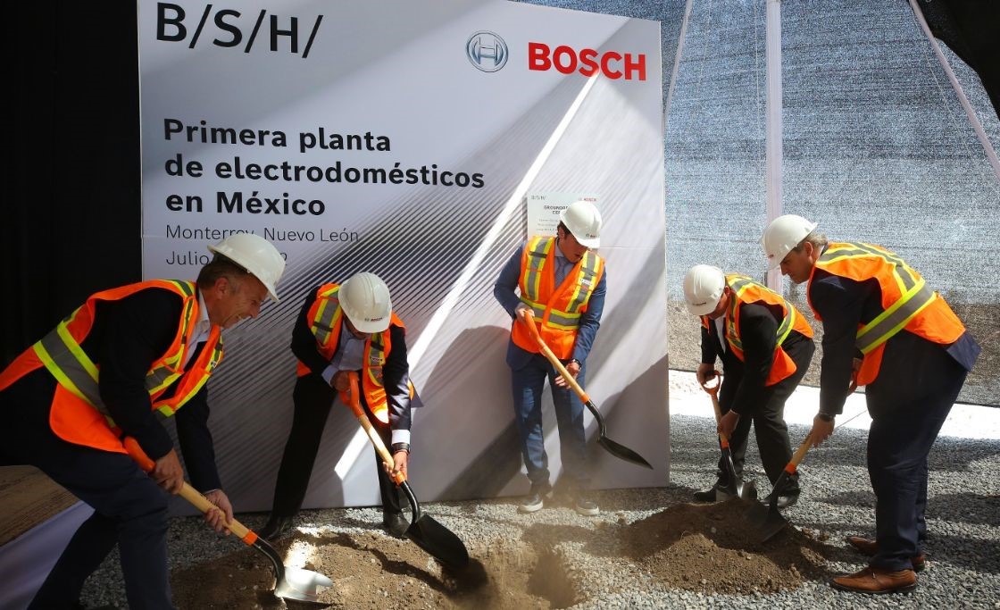 Bosch begins construction of its first home appliance plant in Nuevo Leon