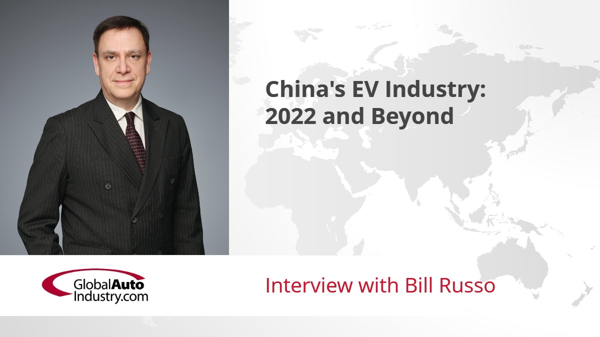 China’s EV Industry: 2022 and Beyond