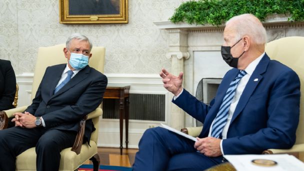AMLO and Joe Biden meet at the White House