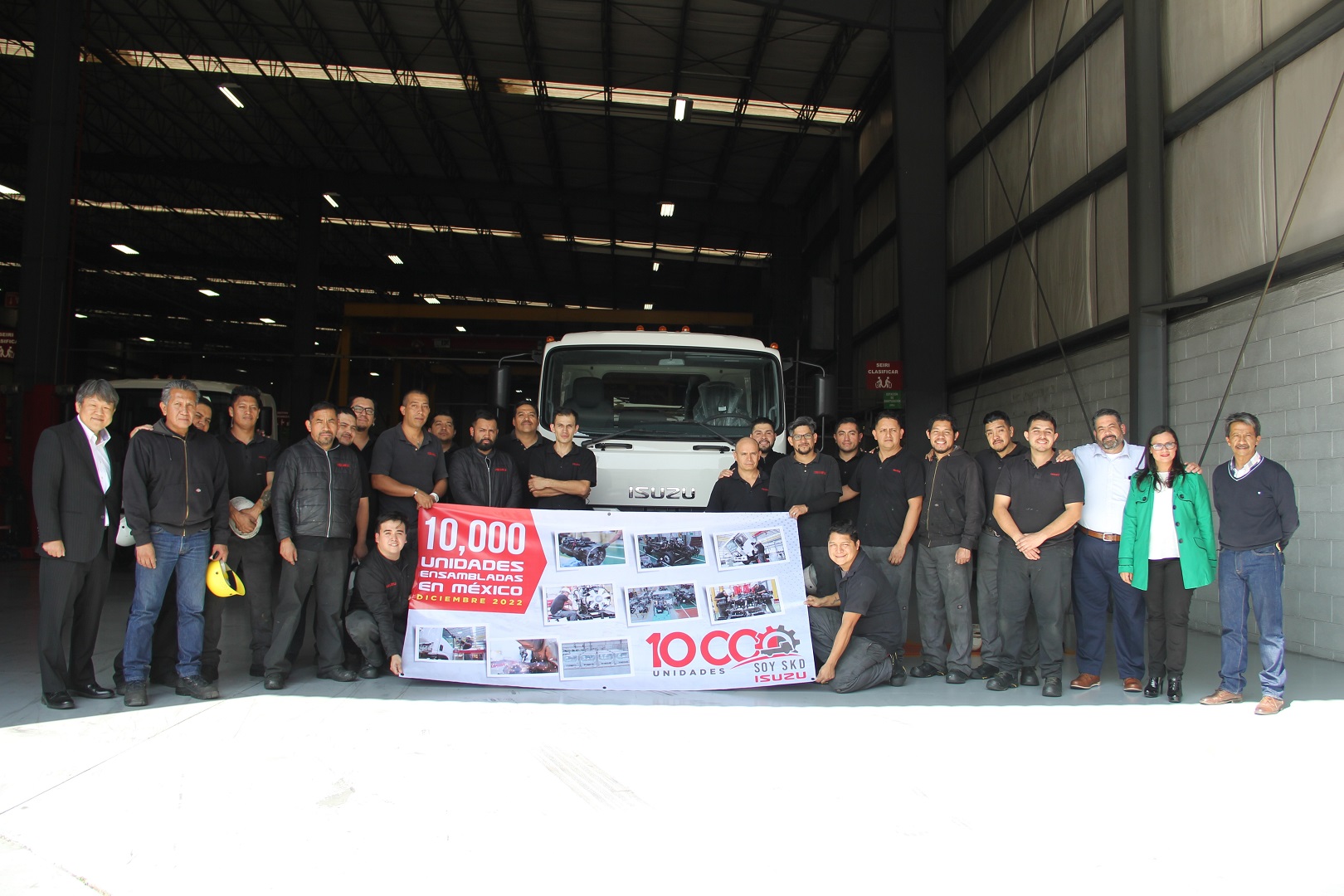 Isuzu assembled its 10,000th unit in Mexico