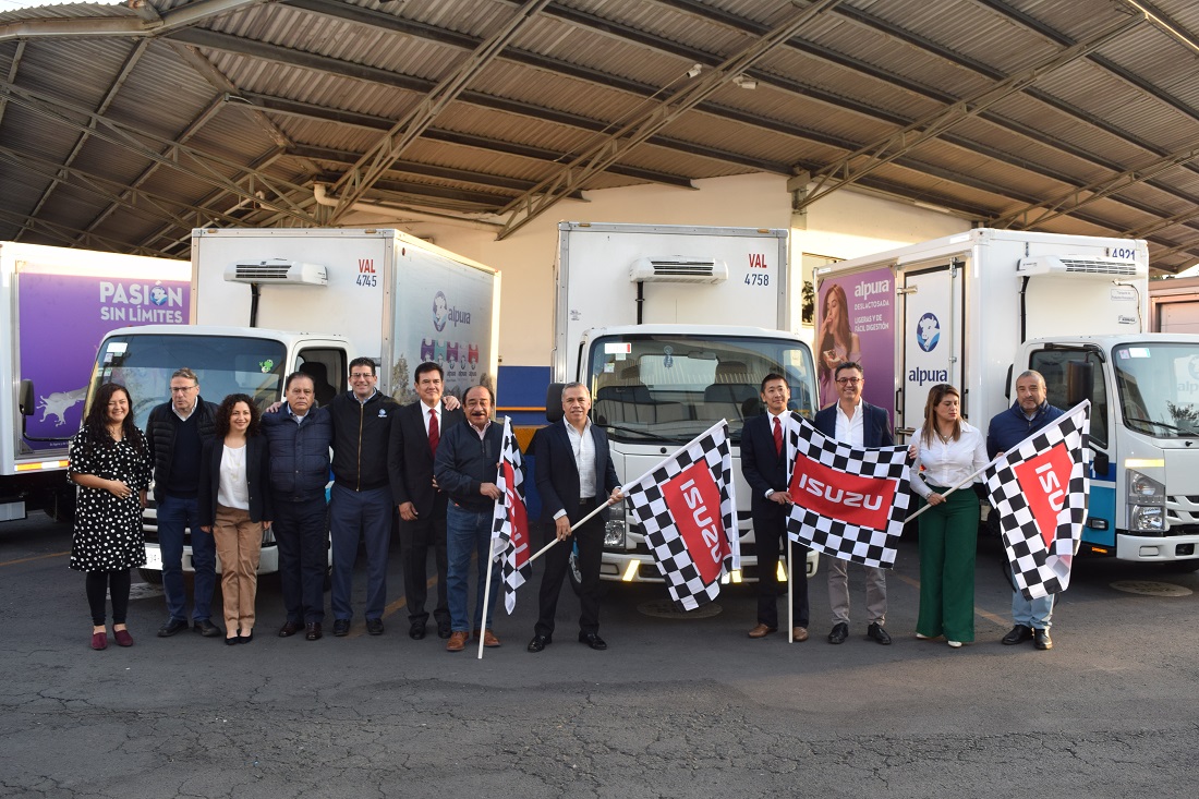 Grupo Alpura integra 62 unidades Isuzu a su flota