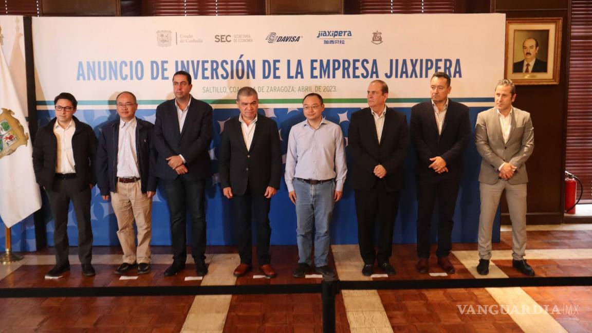 Jiaxipera to invest US$60 million in Coahuila