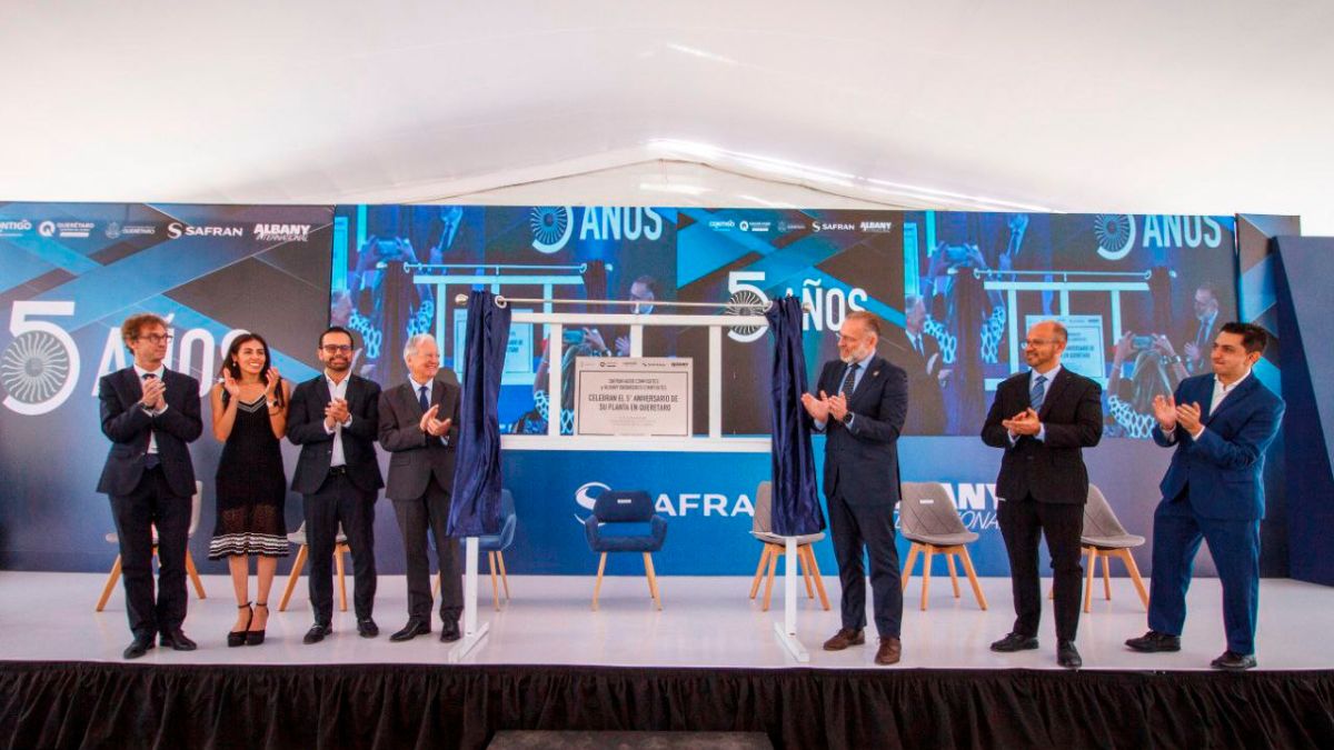 Safran celebrates its fifth anniversary in Queretaro