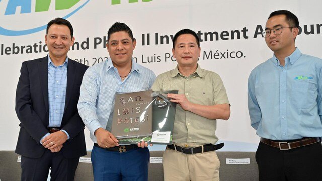 Asiaway inaugurates plant in San Luis Potosi