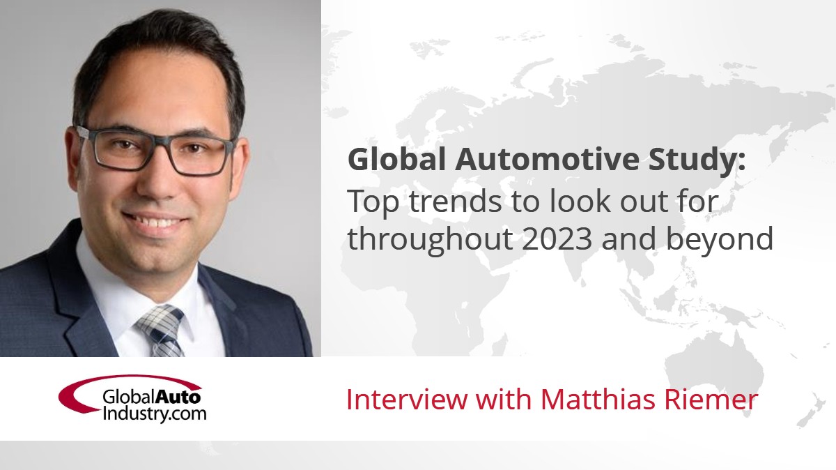 Global Automotive Study: Top trends to look out for throughout 2023 and beyond