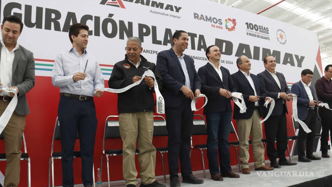 Daimay plant inaugurated in Ramos Arizpe