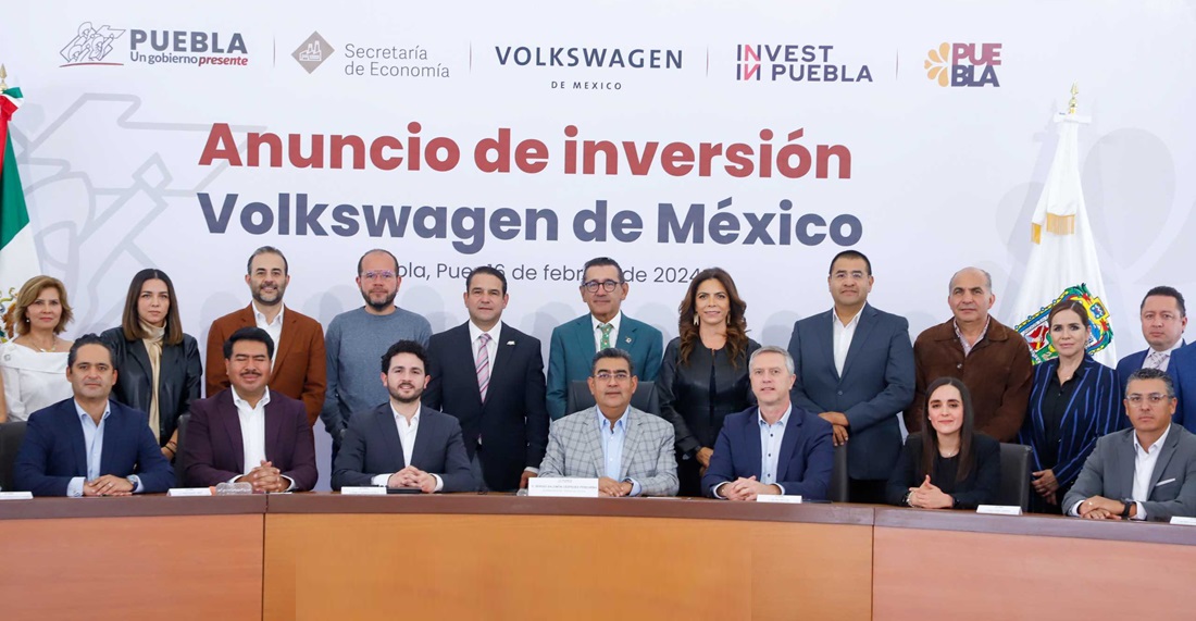 Volkswagen de México to invest almost one billion dollars in Puebla