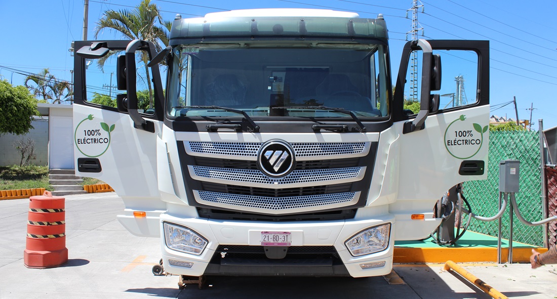 FOTON Mexico delivered electric unit to Holcim