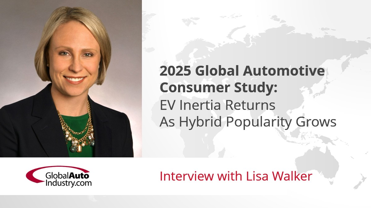 2025 Global Automotive Consumer Study: EV Inertia Returns as Hybrid Popularity Grows