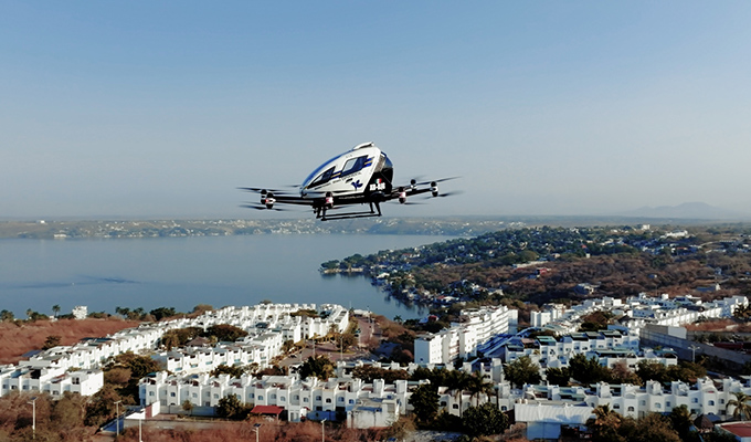 EHang performs first pilotless eVTOL flight in Mexico