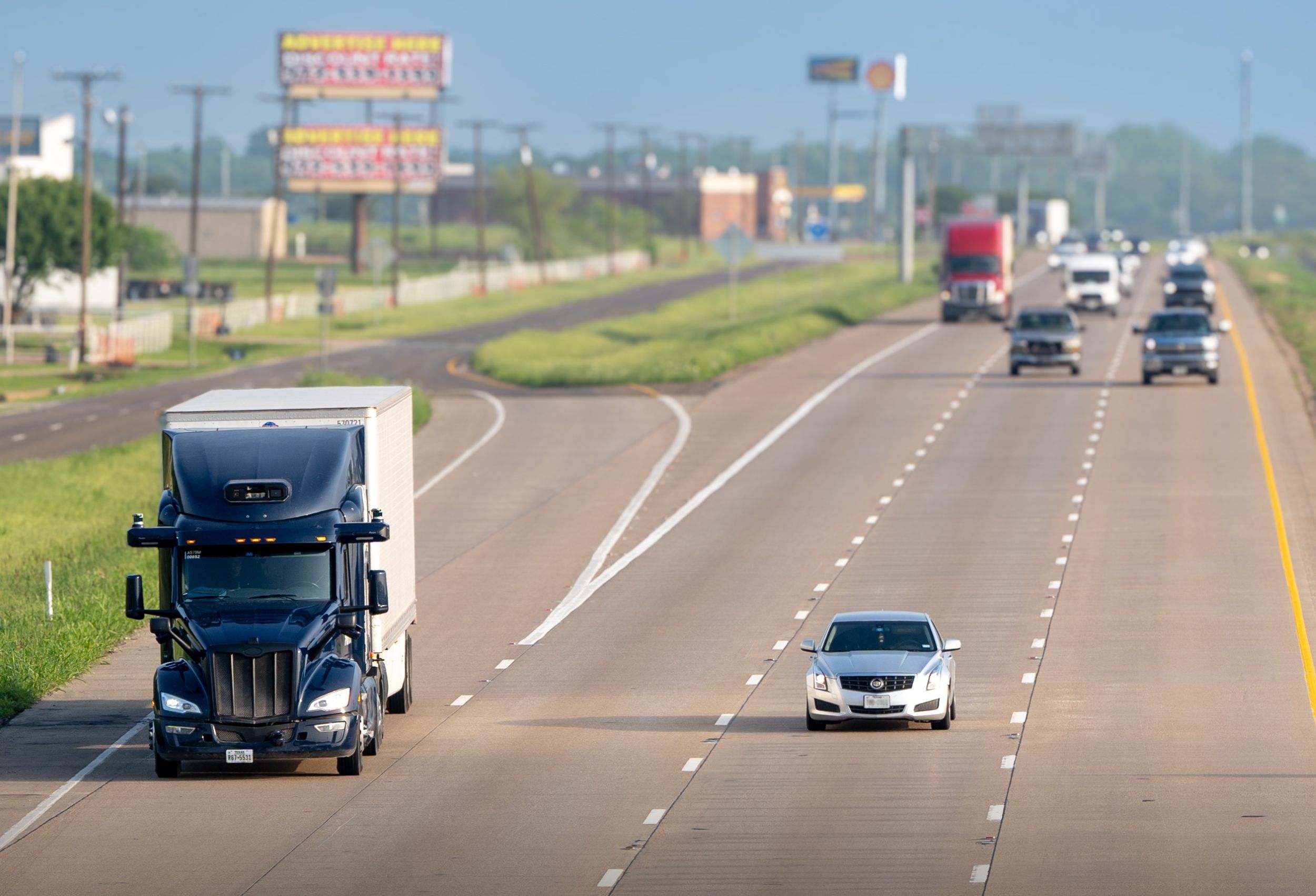 Aurora Autonomous Trucks Resume Human Supervision