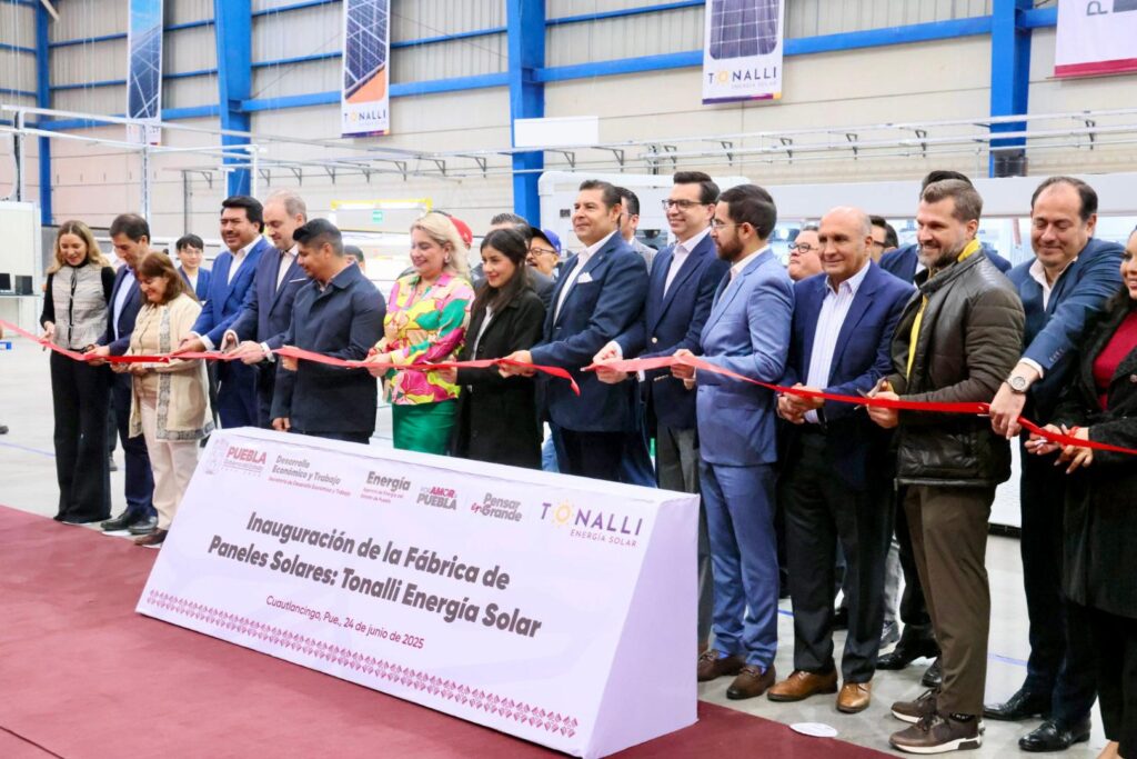 Tonalli inaugurates its first solar panel plant in Puebla