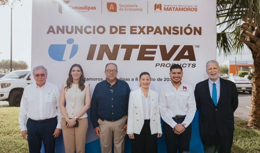 INTEVA will invest US$8 million in Matamoros