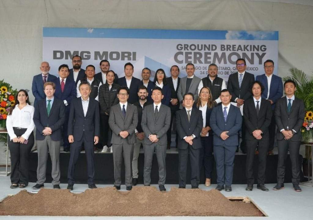 DMG MORI lays the foundation stone for its new headquarters in Querétaro