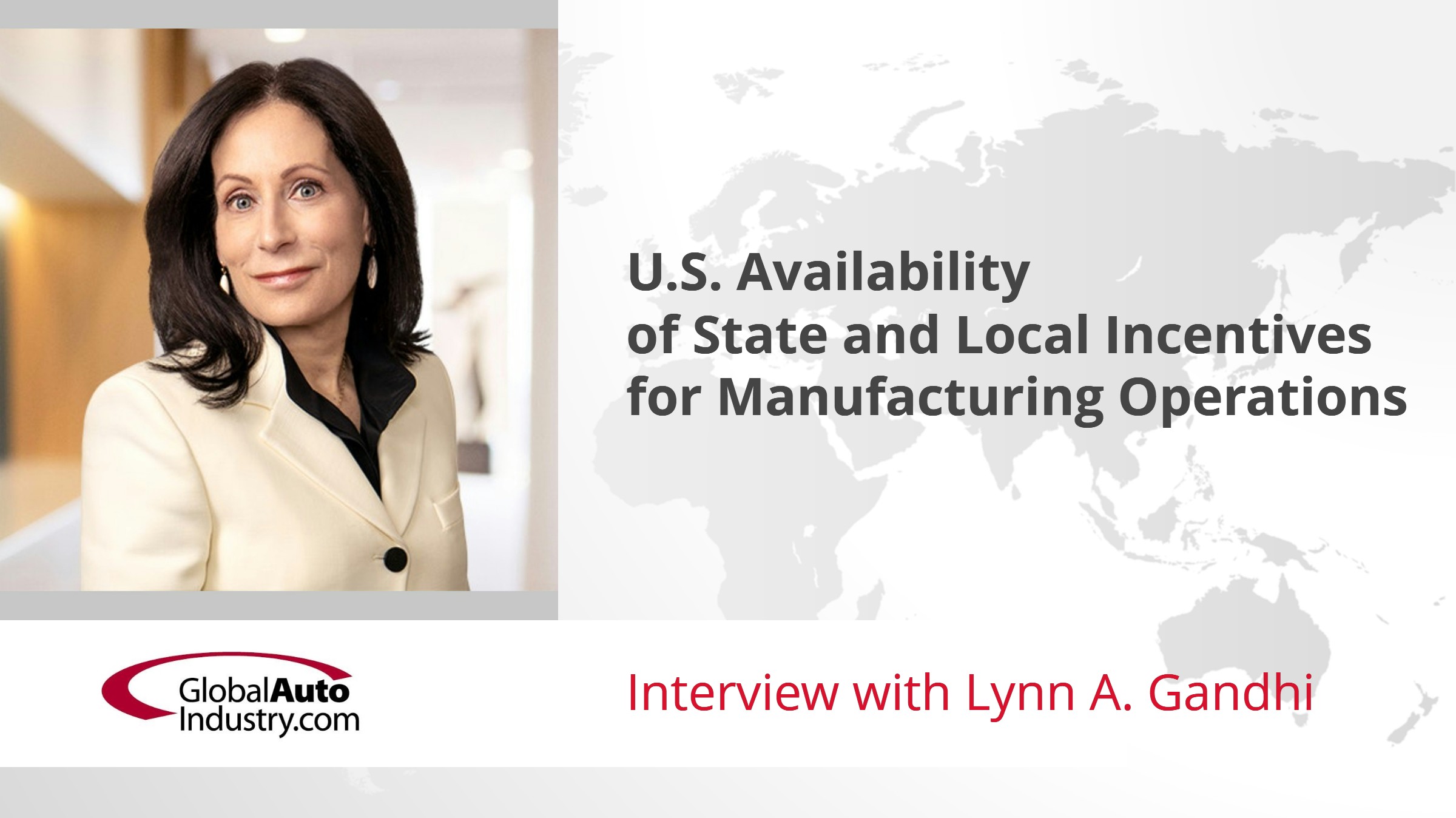 U.S. Availability of State and Local Incentives for Manufacturing Operations