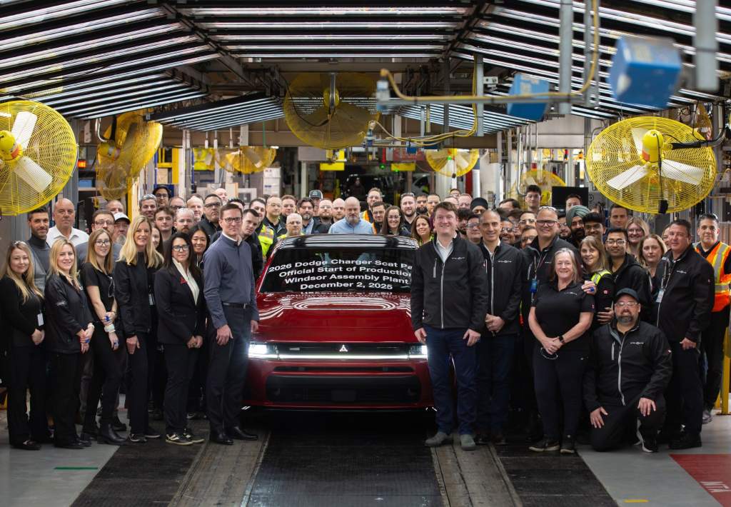 Production of the 2026 Dodge Charger Scat Pack begins in Ontario