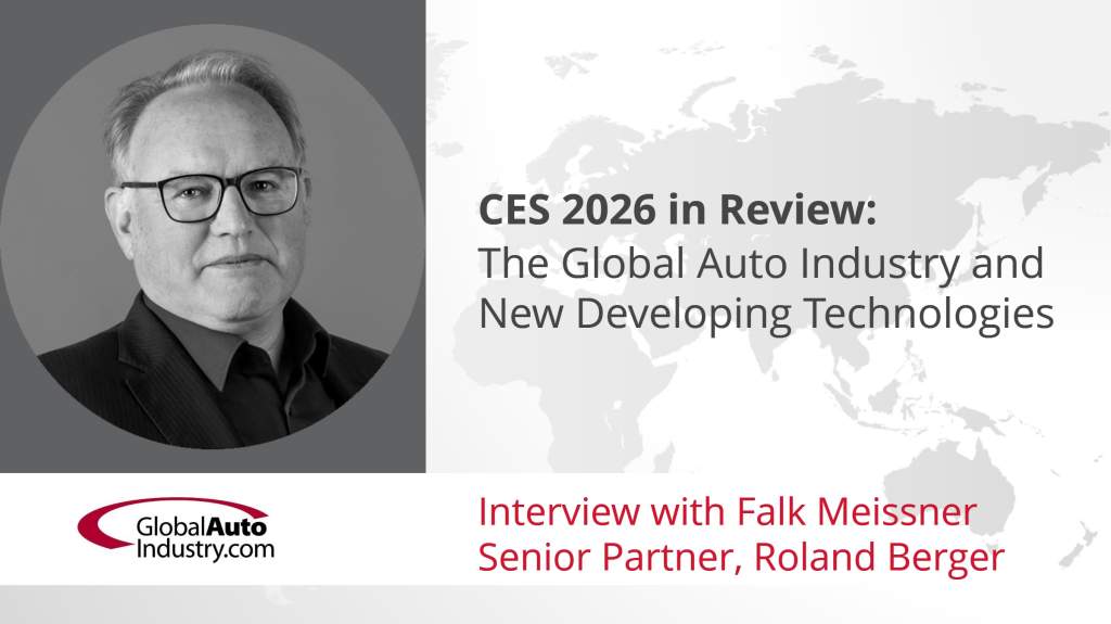 CES 2026 in Review: The Global Auto Industry & New Developing Technologies