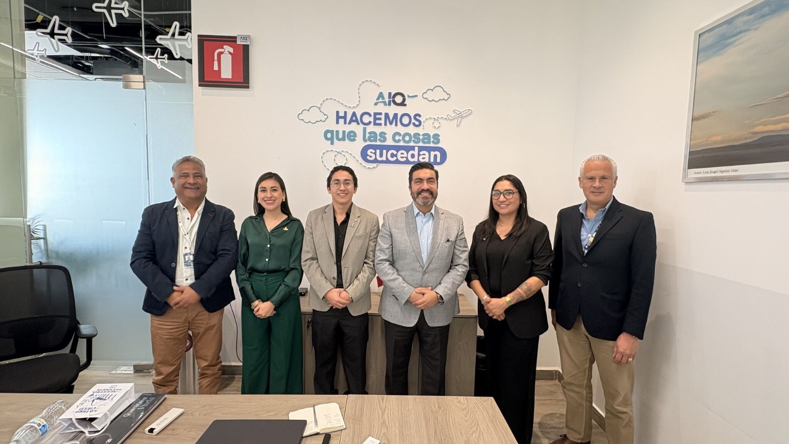 Chihuahua aerospace cluster visits Querétaro International Airport
