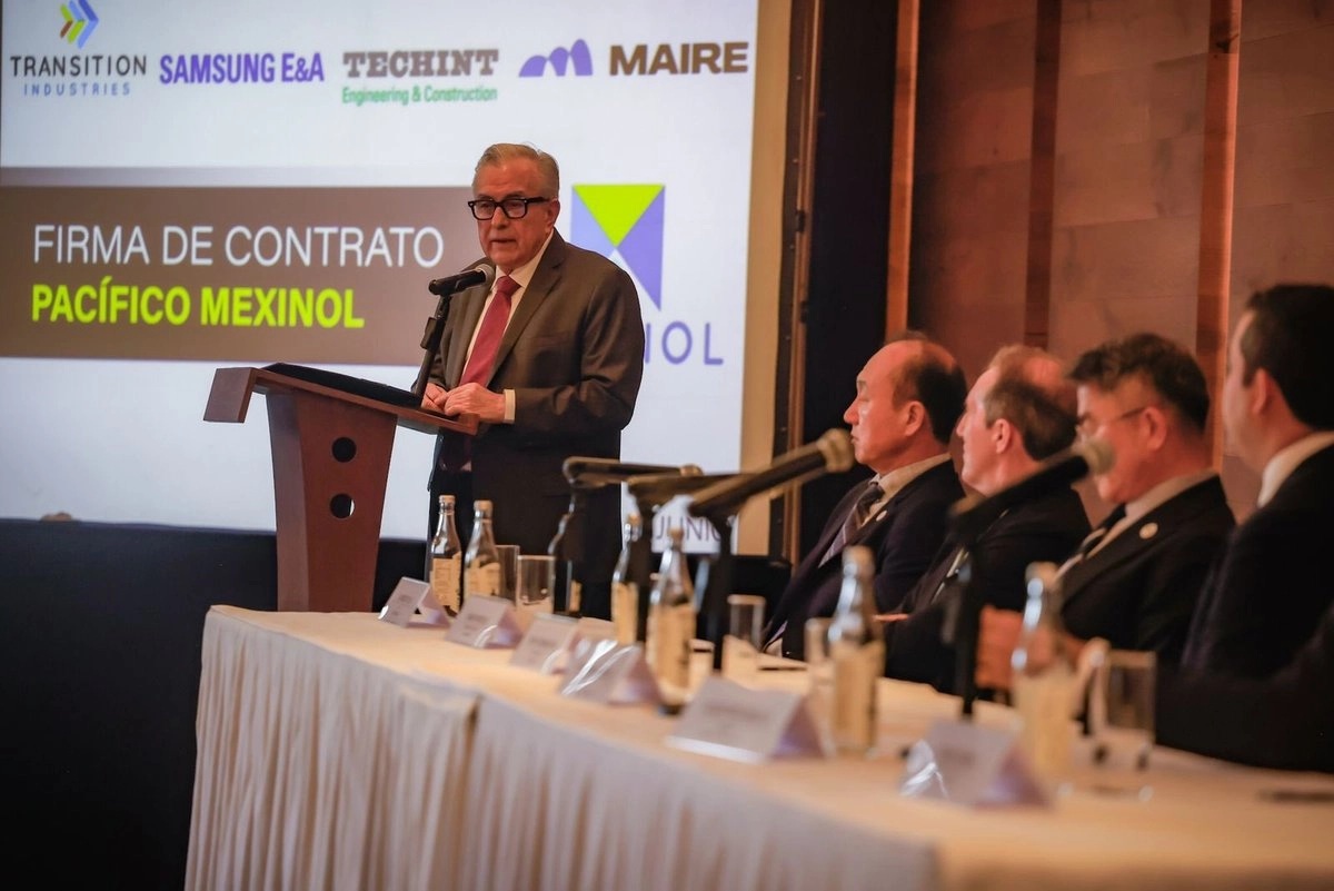 Sinaloa: Begins a low-emission methanol plant