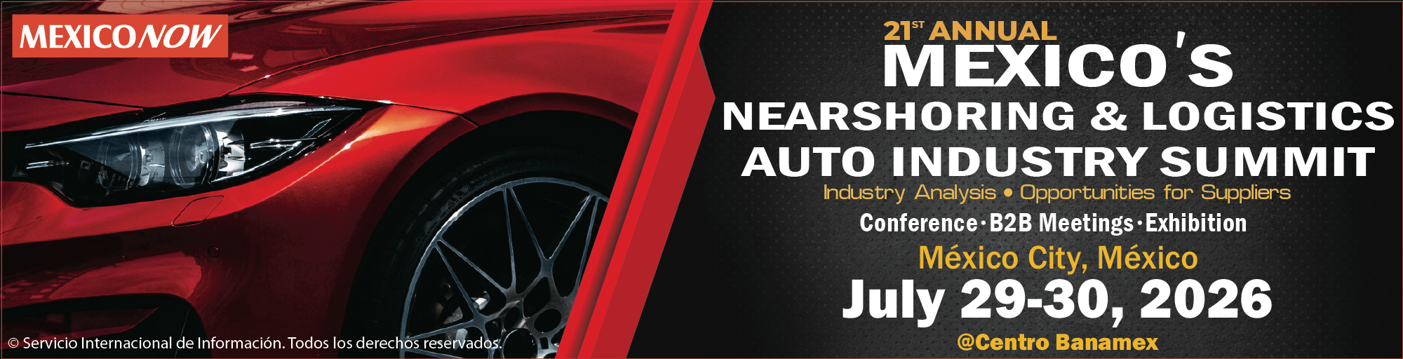 Mexico's Nearshoring & Logistics Auto Industry Summit 2026 Meets in Mexico City