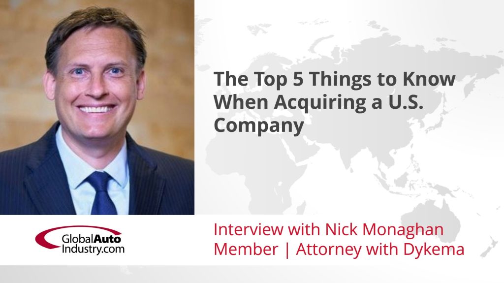 The Top 5 Things to Know When Acquiring a U.S. Company