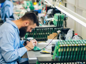 The electronics industry is becoming a driving force behind exports