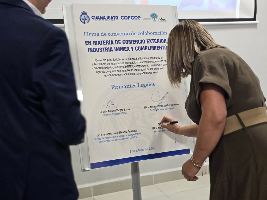 COFOCE and INDEX Guanajuato Sign a Collaboration Agreement
